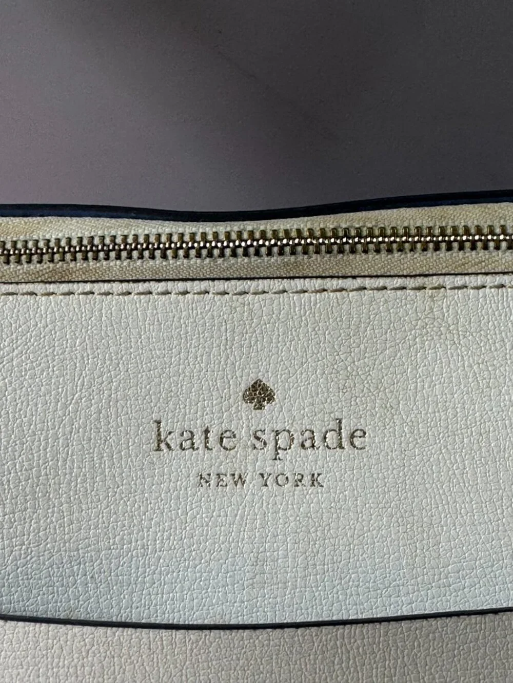 Kate Spade New York White Leather Patrice Shoulder Bag